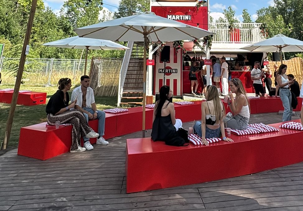 Festifloor at Paradise City Festival Martini Area